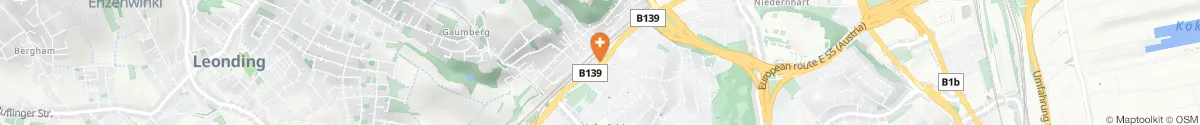Kartendarstellung des Standorts für Linden-Apotheke in 4020 Linz
